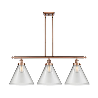 Luminaire suspendu à 3 lumières pour îlot de cuisine Moser