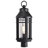 Ablakat - 1 Light Post Top - Matte Black with Clear Seeded Glass