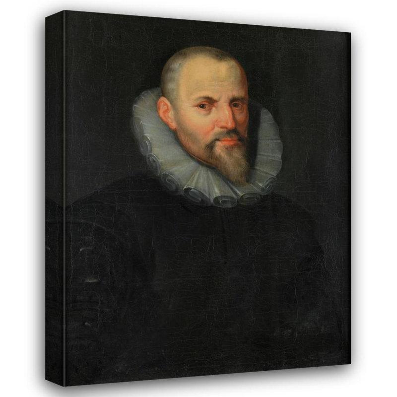 «Portrait of Jan I Moretus» par MuseumPrints - Art mural sur toile tendue avec châssis, H 18 po x l 14 po