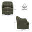 Fauteuil demi-tonneau Whitlock-705142710