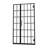 Shower Door 40"W x 72"H Pivot Frameless Shower Door with Pattern Glass, 2/5" (10mm), Open Entry Design in Matte Black