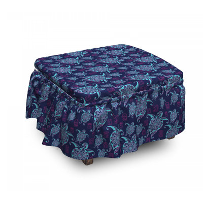Housse pour repose-pieds maya nautique animaux