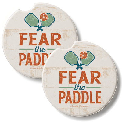 Ensemble de 2 sous-verres Fear the Paddle