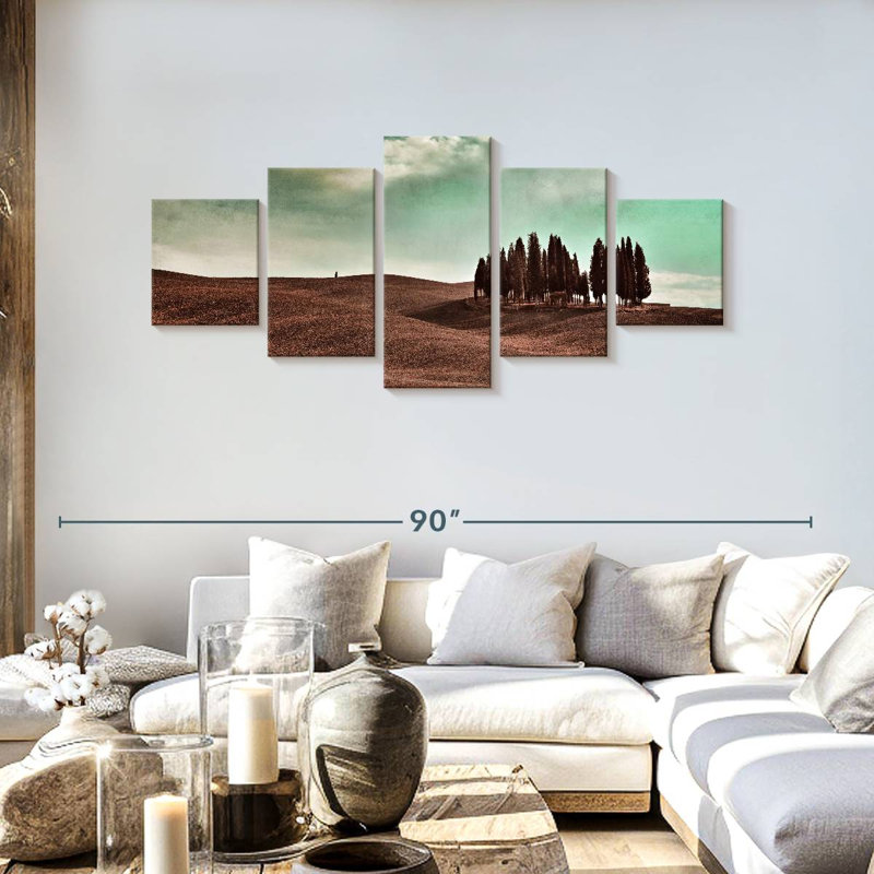 Tuscany Hill Cypress Trees, 30" H x 68" W