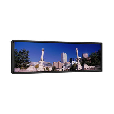 « immeubles from civique center park, denver, colorado », reproduction de photo sur toile