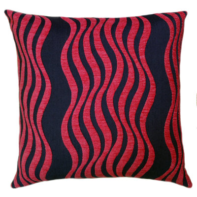 Wave Sunbrella Indoor/Outdoor 20'' Throw Pillow Cover & Insert