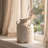 White Distressed Metal Double-Handled Tabletop Vase