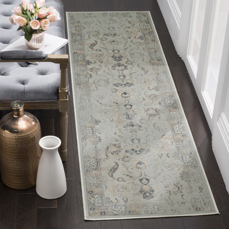 Tapis oriental performance rétro Pedrick, Tapis de couloir 2 pi 2 po x 8 pi