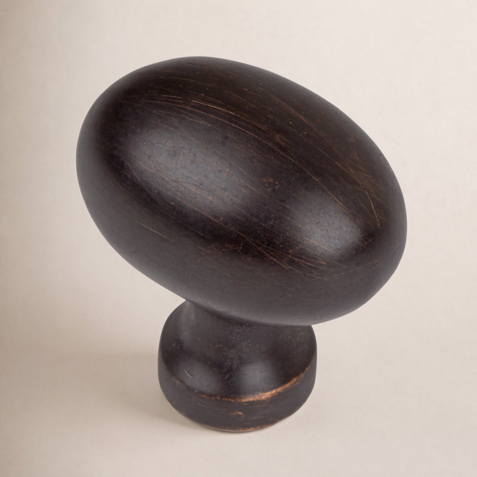 Classic Oval Cabinet Knob, Oil Rubbed Bronze