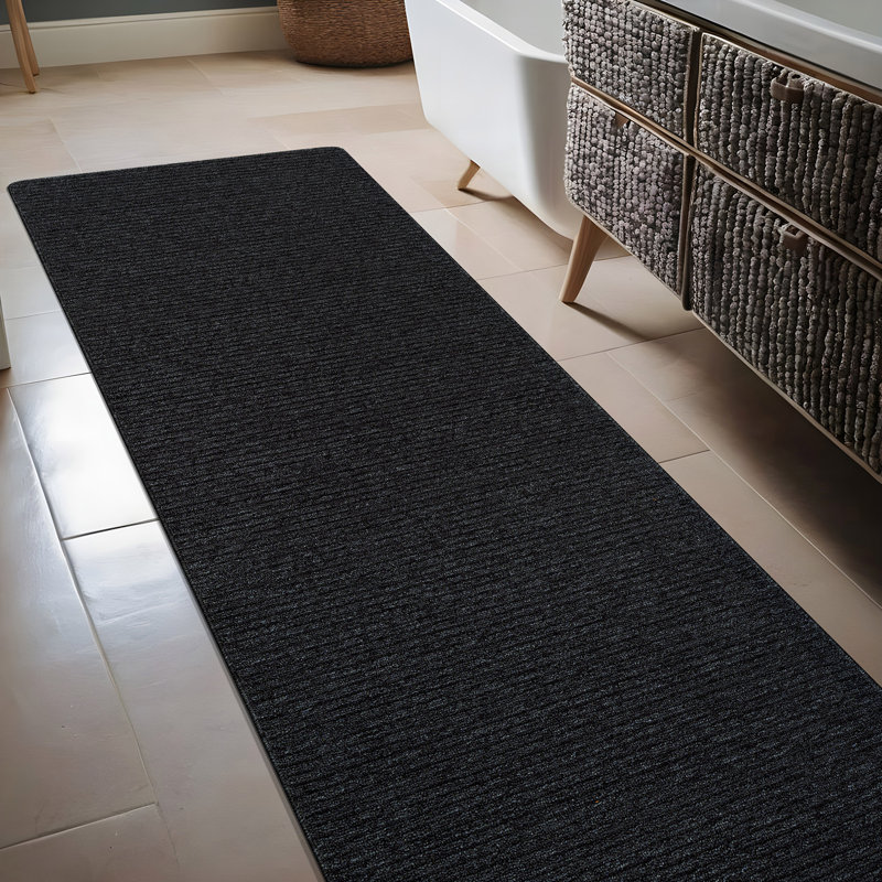 Tapis antidérapant Arturas, Tapis de couloir de 2 pi x 7 pi