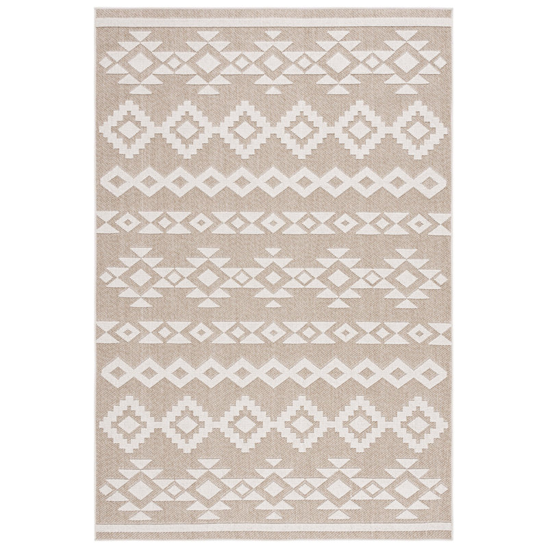 Global Southwestern Indoor/Outdoor Area Rug, Rectangle 5'3" x 7'6"