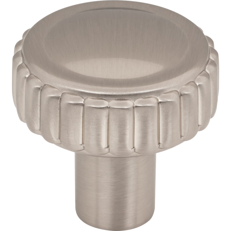 Holden 1 1/4" Diameter Round Knob, Brushed Satin Nickel