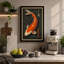Koi Under Stars Japandi - Wrapped Canvas-81893346-81893358