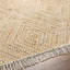 Sal Geometric Flatweave Area Rug in Khaki-980733347