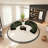 Semi-circular curved light luxury negotiation sofa