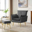 Fauteuil rembourré avec repose-pieds Vaishal-89242794