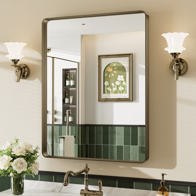 Miroir de salle de bain mural Llesenia