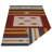 Manns Hand Woven Flat Weave Kilim Wool Eco-Friendly Area Rugs  - Rectangle,Multicolor, Contemporary Modern Design, Low Pile  Handmade Area Rugs for Living Room, Bed Room-713104136