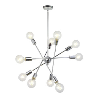 Lustre sphérique spoutnik 10 lumières Tekamah