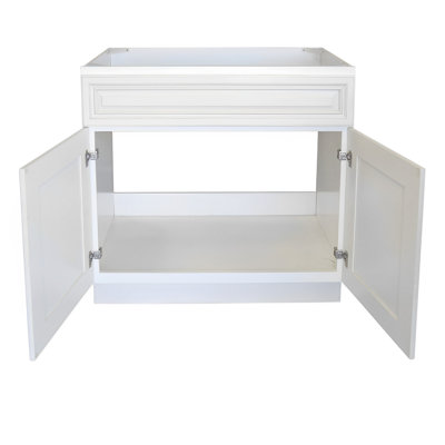 Base de meuble-lavabo 30 po blanc antique