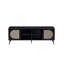 Meuble télé Colson, finition noire LV01080