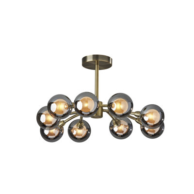 Lorraine 9 - Light Dimmable Sputnik Chandelier