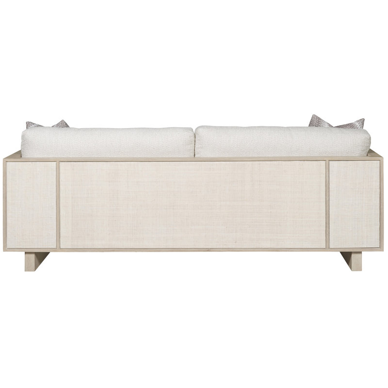 Attitude Two Seat Sofa, Kennelly Snow, Hampton
