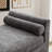 Modern Chenille Upholstered Slipcovered Bench With Two Pillows-1943478590