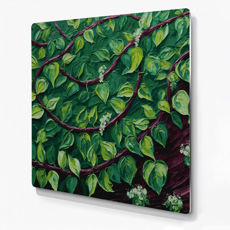 Légumes, art mural gris épinard Malabar