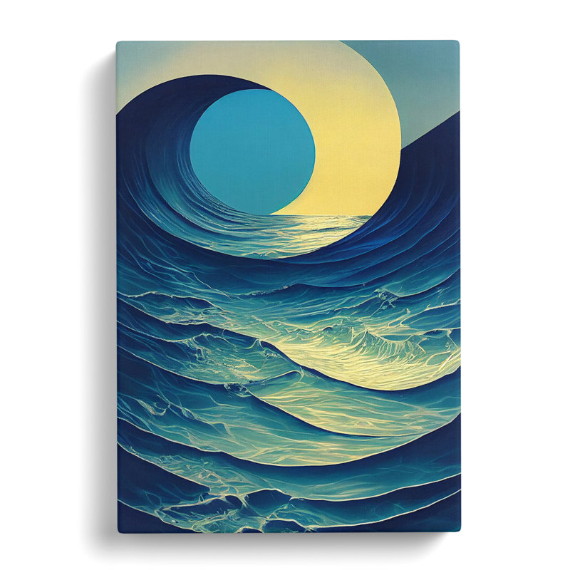Seascape Ocean Design Vol.4 - Wrapped Canvas, 50cm H x 35cm W x 3cm D
