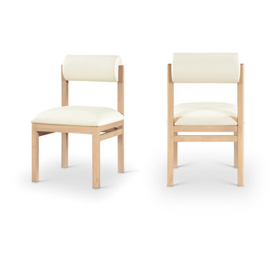 Frakes Vegan Leather Upholstered Dining Chair