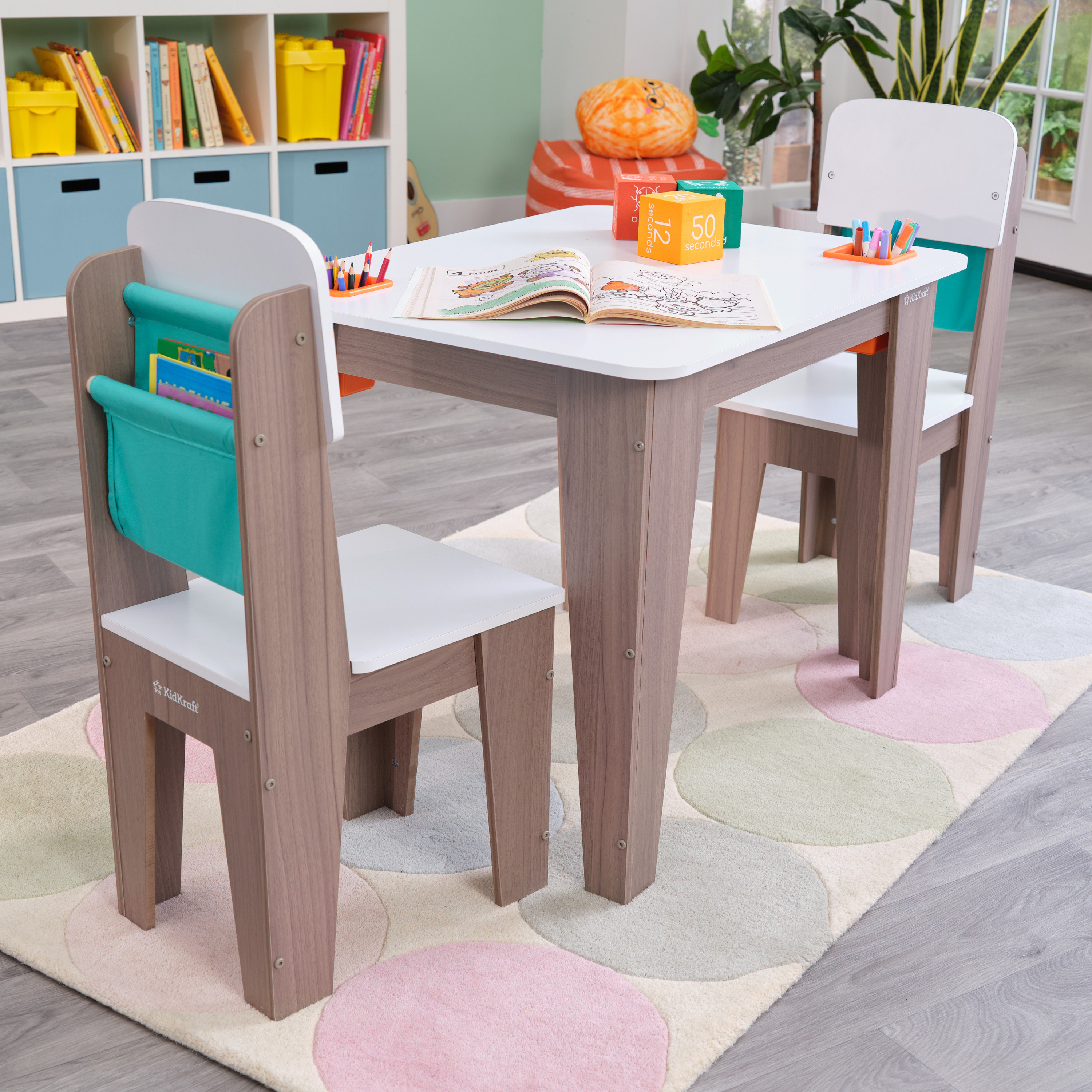 Kidkraft rectangle table & 2 chair set best sale