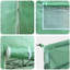 Greenhouse Folding with Roof with Storage Green Iron Garden Structure