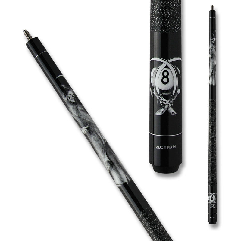 Action Adventure Reaper Pool Cue, 20 oz., Black