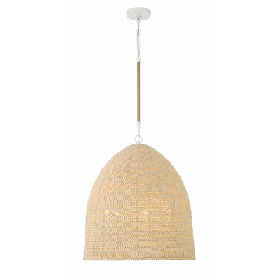 Chrishawna 6 - Light Dimmable Dome Chandelier