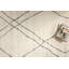 Kismet Geometric Machine Made Power Loom Polyester Area Rug in Ivory/Charcoal-78565250