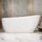 55'' x 27.55'' Freestanding Soaking Acrylic Bathtub