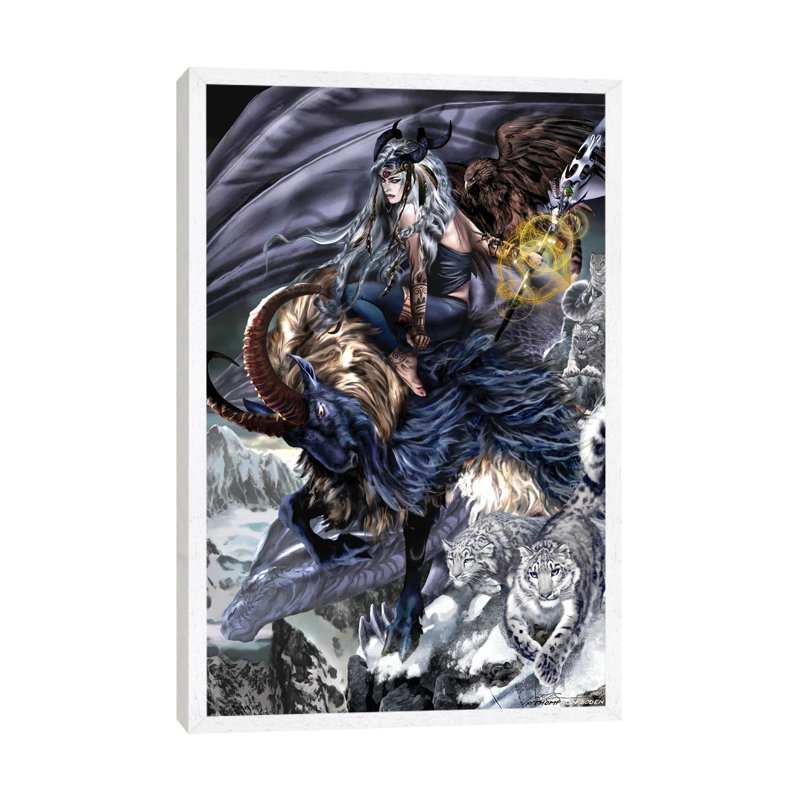 Aries by Ruth Thompson - Gallery-Wrapped Canvas Giclée on Canvas, 66.04 cm H x 45.72 cm W, White Framed