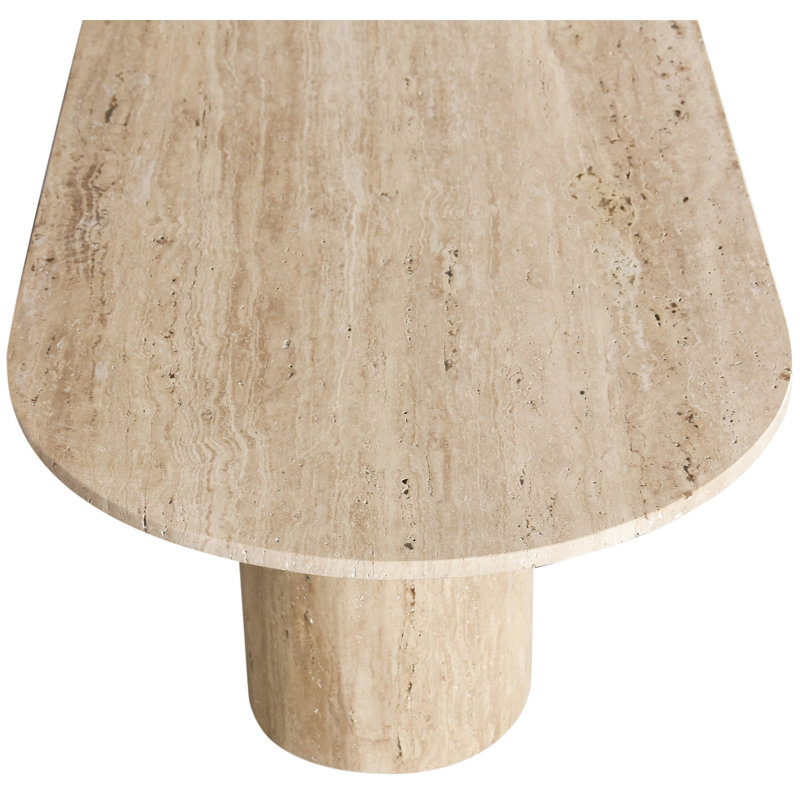 Table basse Salerno, Travertin
