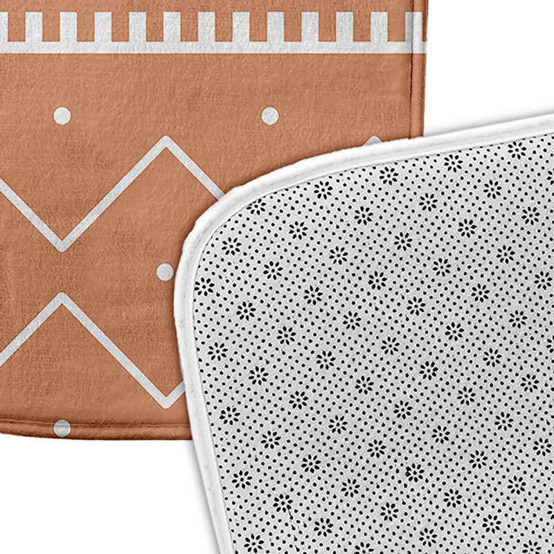 Tapis de bain Coral Mudcloth, L 21 po x L 34 po