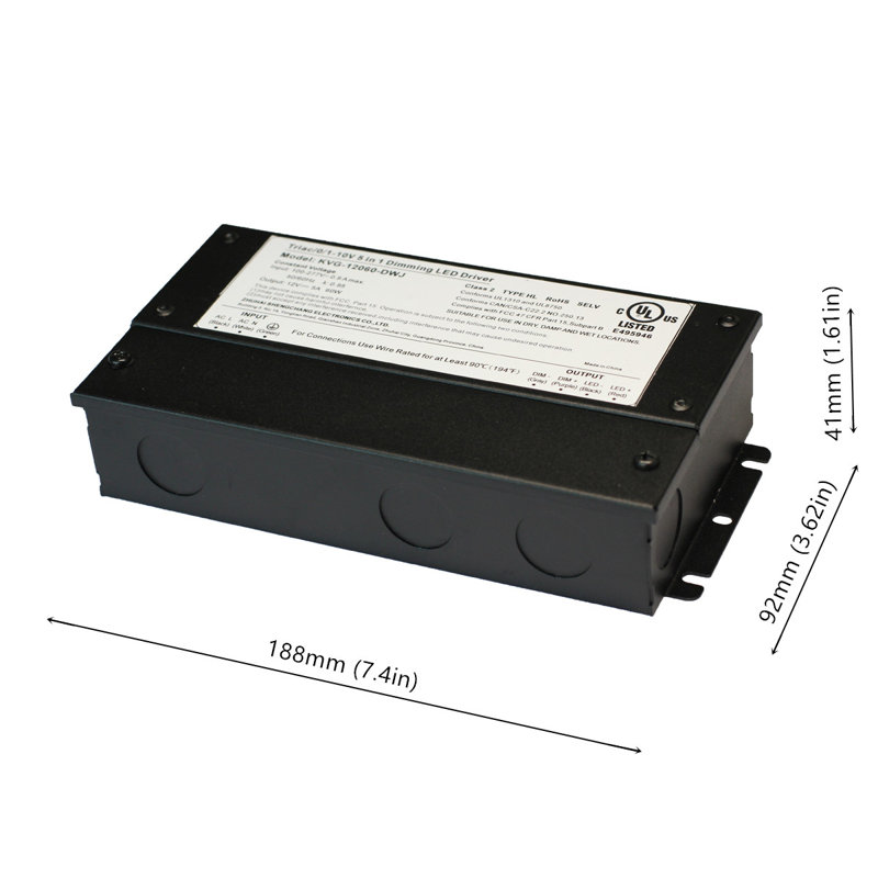 Transformateur électronique 12V de 60 w