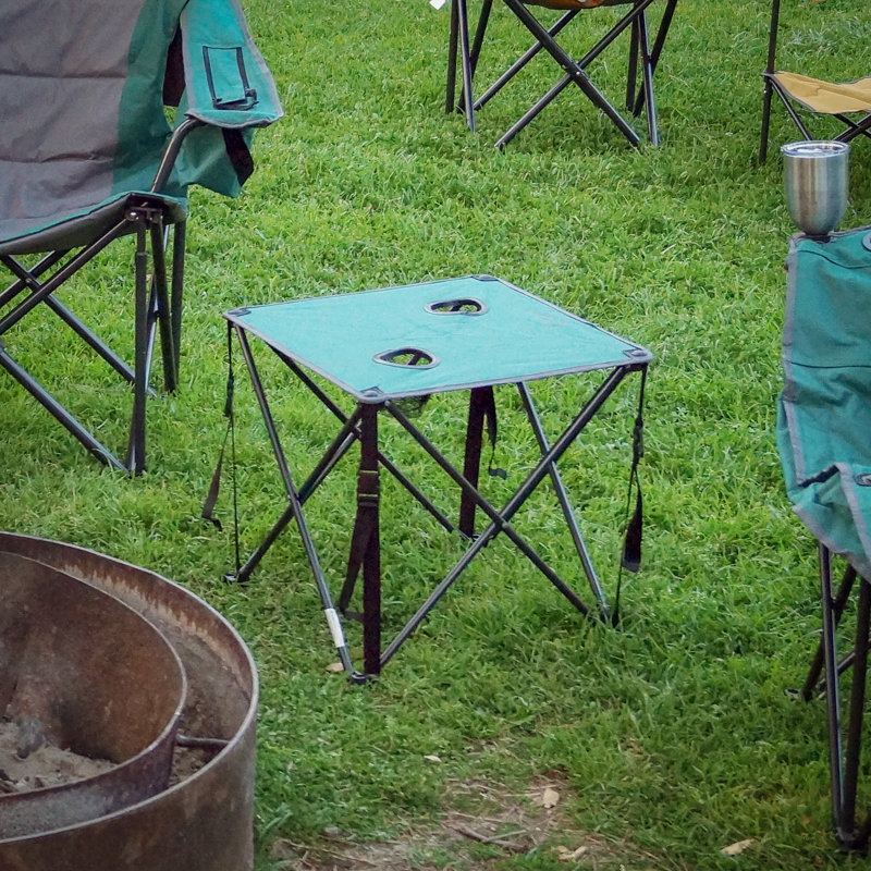 Table de camping pliante, Vert