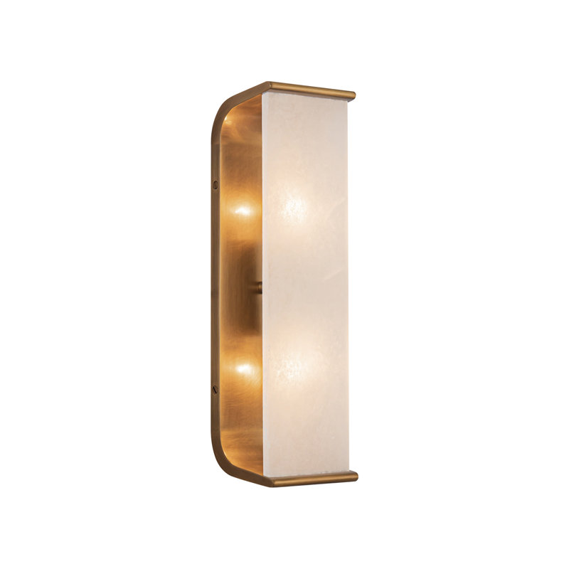 Abbott 2 - Light Vanity Light, Vintage Brass