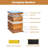 Complete Cedar Beehive Starter Kit – 10-Frame, Wax-Coated, 2 Boxes
