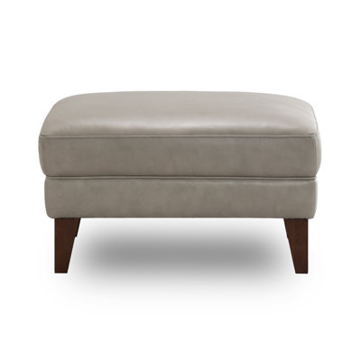 Walenty Top Grain Genuine Leather Ottoman