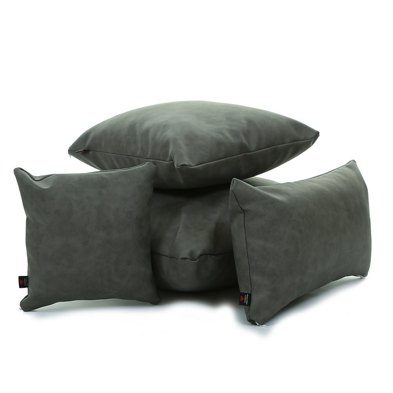 Chaidez Square Cushion, Grey, 55cm H x 55cm W x 24cm D