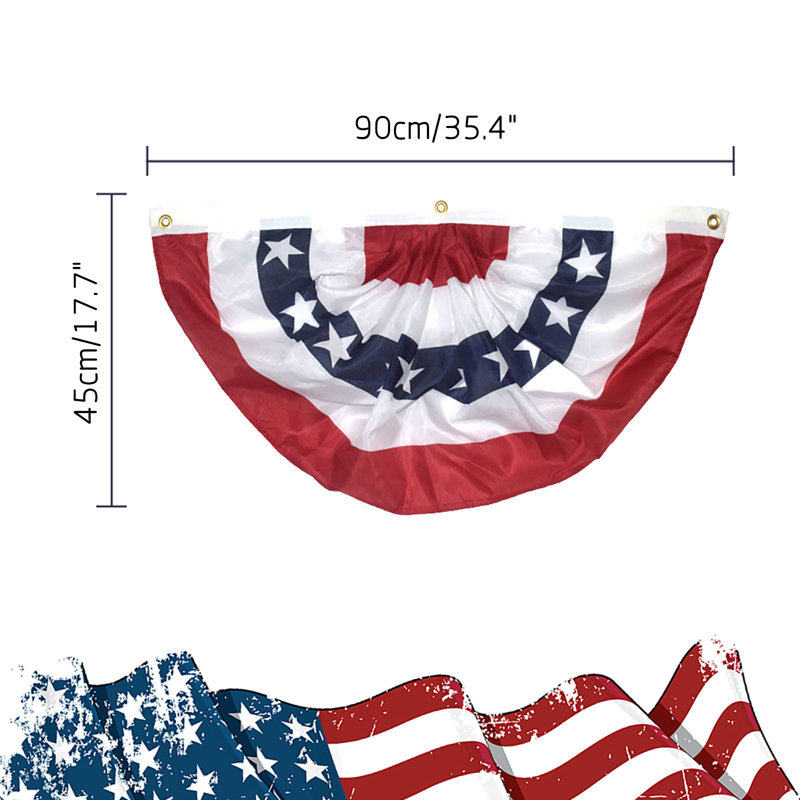 Koblieu Drapeau en forme d'éventail, D