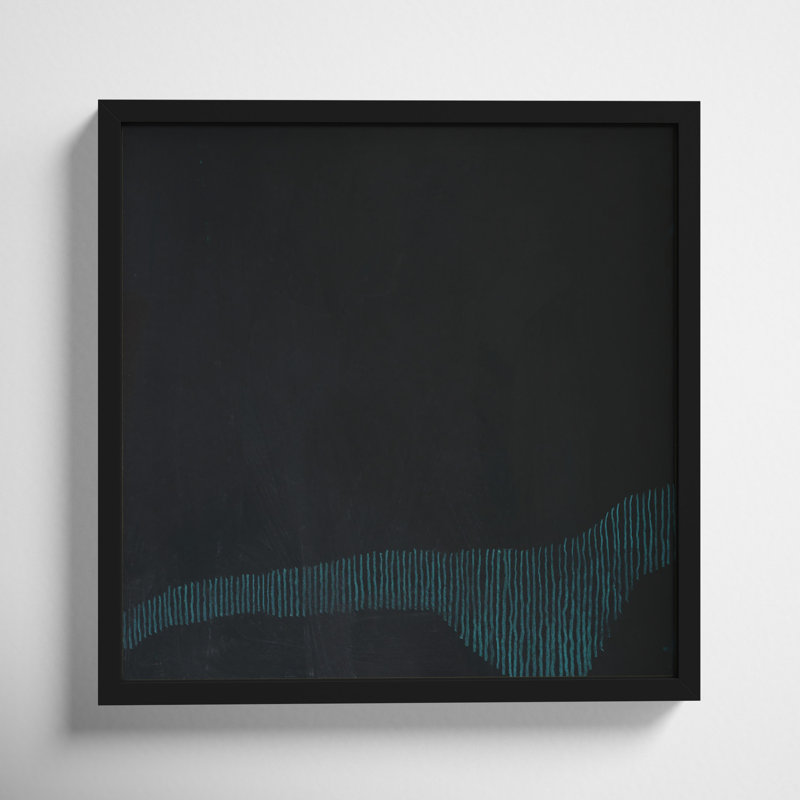 Delta Wave 3 by Jacques Pilon, Black, 16" H x 16" W x 1.25" D