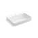 Vox® Vitreous China Rectangular Vessel Bathroom Sink with Overflow