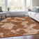 Premium Machine Washable Prisco Terracotta Rug